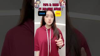 pov  24 jam papa amp mama cuma bisa jawab [upl. by Novia733]