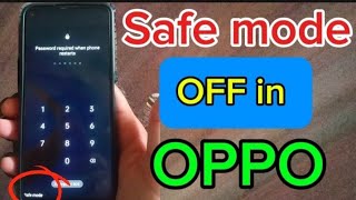 OPPO k mobile se safe mode kaise off kerain  Turn off safe mode in OPPO [upl. by Hasile634]