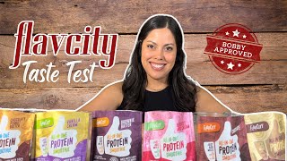 Taste Testing FlavCity Protein Powders NOT SPONSORED [upl. by Otineb]