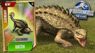 STEGOUROS ARRIVES  Jurassic World  The Game  Ep548 HD [upl. by Lleirbag]