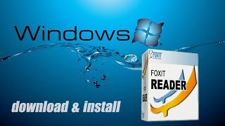 How to download and install foxit reader PDF [upl. by Yaned]