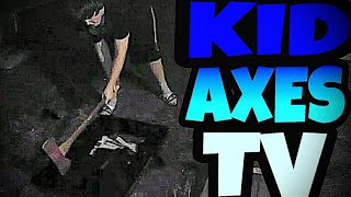 KID AXES DADS TV OVER XBOX [upl. by Ainollopa786]