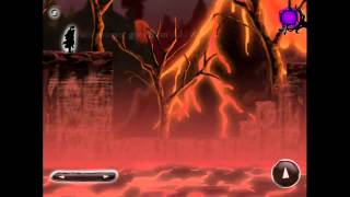 Nihilumbra for iOS Full Walkthrough Level 4 Volcano [upl. by Lefton658]