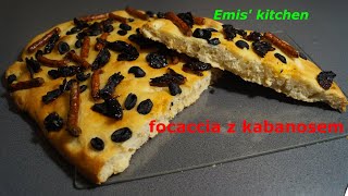 focaccia z kabanosem [upl. by Ardnasela38]