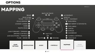 The Crew 2  Dual Shock 4 Controller Mapping Button Layout Information Sequence PS4 Pro 2018 [upl. by Aneliram]