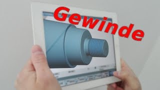 Tutorial CNC Drehen  Programmierung mit Sinumerik  Gewinde herstellen [upl. by Toille]