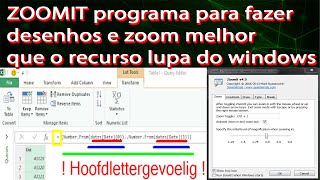 ZOOMIT De zoom faça desenhos escreva com esse programa que é melhor que o recurso LUPA do windows [upl. by Nirehs945]