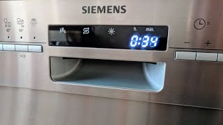 Siemens iQ500 SN46P582EU speedMatic Geschirrspüler  Spülmaschine Unterbaugerät  Edelstahl  60 cm [upl. by Zulaledairam]