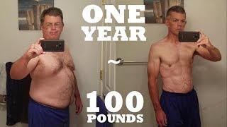 1 Year Weight Loss Transformation  Mind amp Body Transformation [upl. by Ihab909]