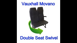 How to swivel Vauxhall Movano Double Van Seat [upl. by Absalom103]