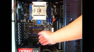 Antec One Hundred  Component Installation [upl. by Rawdan]