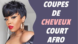 COUPES DE CHEVEUX COURT AFRO 2023 FEMME [upl. by Leasim]