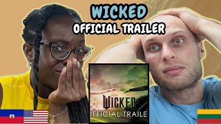 Wicked Official Trailer Reaction  FIRST TIME WATCHING [upl. by Nadruoj101]