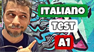 Italiano Test A1 Italian language for beginners  learn italian [upl. by Nedloh450]