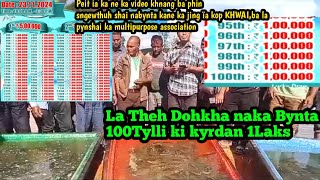 La Theh Dohkha mynta ka sngi naka Bynta ki 100Tylli ki Kyrdan 1Lakshaka ne ka jing ïa kop KHWAI [upl. by Luane]