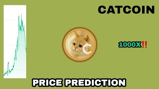 CAT CRYPTO TO THE MOON‼️ CATCOIN PRICE PREDICTION 1000X GAINS POTENTIAL❗ THE MOST MEMEABLE MEME COIN [upl. by Aicila396]