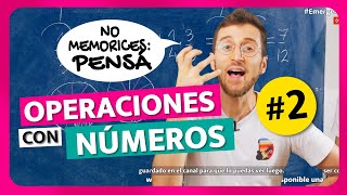 📚 ¡MATEMÁTICA sin MEMORIZAR  Clase 2 Operaciones y Números [upl. by Andres]