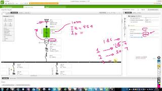 Single line diagram calculation IEC standard part 5 medium voltage calc Ecodial [upl. by Llenoj768]