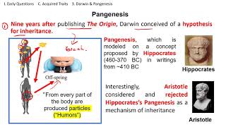 Pangenesis Darwin video lecture [upl. by Nyladgam]