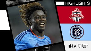 Toronto FC vs New York City FC  Full Match Highlights  May 11 2024 [upl. by Claudetta]