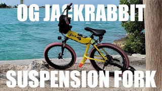 OG JackRabbit Suspension Fork Install [upl. by Naesal]