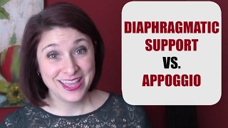 BREATH SUPPORT FOR SINGING Lesson 4 Diaphragmatic Support Vs Appoggio [upl. by Aciretehs719]