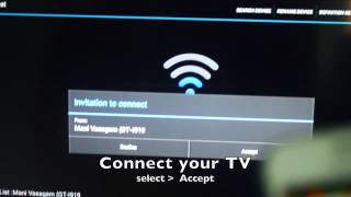 How To Mirror Phone To TV No Wifi Cable or Chrome Cast Needed [upl. by Aivad]