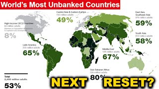 Next Reset NO World’s Most Unbanked Countries People dont have bank accounts and bank cards [upl. by Sabian833]