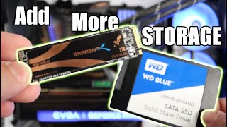 How To Install a Second SSD into Your PC [upl. by Powder]