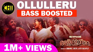 Ollulleru BASS BOOSTED  Justin Varghese ft Praseetha Chalakudy  Ajagajantharam  Antony Varghese [upl. by Nikolaus]