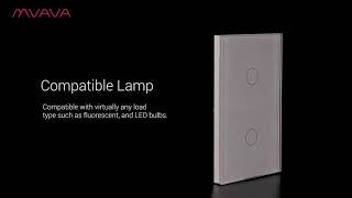 MVAVA US Standard Smart WiFi Touch Switch Sensor Light Switches [upl. by Erasmus968]