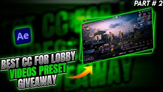 Lobby Video Editing Class  2  Best CC in After Effects  Preset Giveaway  Owais OP [upl. by Anaynek734]