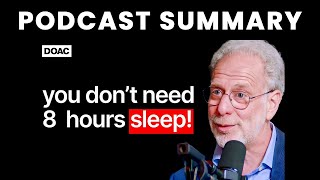 Harvard Professor REVEALS 7 LIES About Exercise Sleep Running Cancer amp Sugar  Podcast Summary [upl. by Iniretake96]