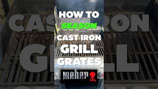 How to Season Cast Iron Grill Grates [upl. by Niwdla177]