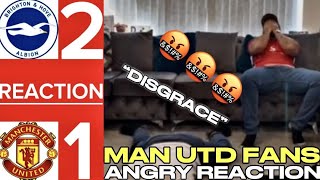 MAN UTD vs BRIGHTON 12  MAN UTD FANS ANGRY REACTION‼️ REACTION FROM THE BEARDEDMANCS🍿 [upl. by Goer]