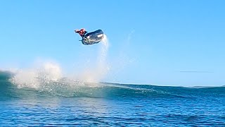 Jetski wave jumping seadoo sparks trixx compilation [upl. by Hnamik]