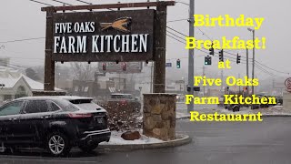 Birthday Breakfast at Five Oaks Farm Kitchen [upl. by Bjork31]