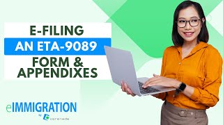 eFiling an ETA9089 Form amp Appendixes [upl. by Lesly292]