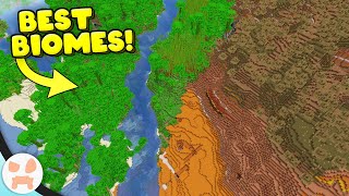 10 BEST MINECRAFT BIOMES FOR BUILDING [upl. by Libb]