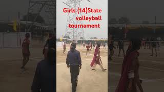 State volleyball tournament punjab  girls volleyball under 14 state tournament [upl. by Venn723]