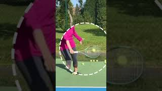 Keep a firm wrist on your tennisbackhand slice [upl. by Lunn]