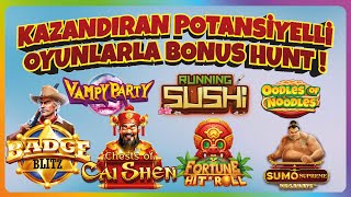 SLOT OYUNLARI ⚔️ ⚔️ KAZANDIRAN POTANSİYELLİ OYUNLARLA BONUS HUNT slotoyunları casino slots [upl. by Anaimad]