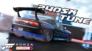 Forza Horizon 5 240SX Drift Build amp Tune [upl. by Ojoj]