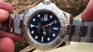 rolex yachtmaster 23 years review [upl. by Yeloc468]