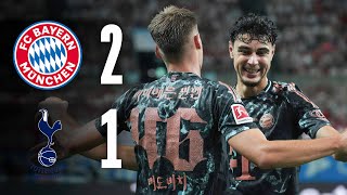 Thrilling battle in Seoul  FC Bayern vsTottenham Hotspur 21  Highlights 🇰🇷 [upl. by Boulanger329]