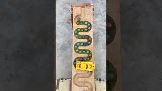 Marble run asmr new racing videomarblerace toys satisfying [upl. by Llewellyn258]