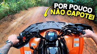 ACELEREI TUDO QUADRICICLO DE 520CC NA TRILHA 🔥 [upl. by Torto]