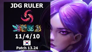 JDG Ruler Kaisa ADC vs Kalista Patch 1324 KR Challenger [upl. by Roth]