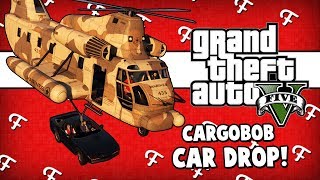 GTA 5 Boom Box  Were Partyn Vegasjames007 Cargobob Car Drop On Random Online  Comedy Gaming [upl. by Manuela219]