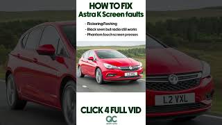 Vauxhall Opel Astra K LCD screen repair fix DIY instruction vauxhallastra screen navi900 repair [upl. by Nameerf]